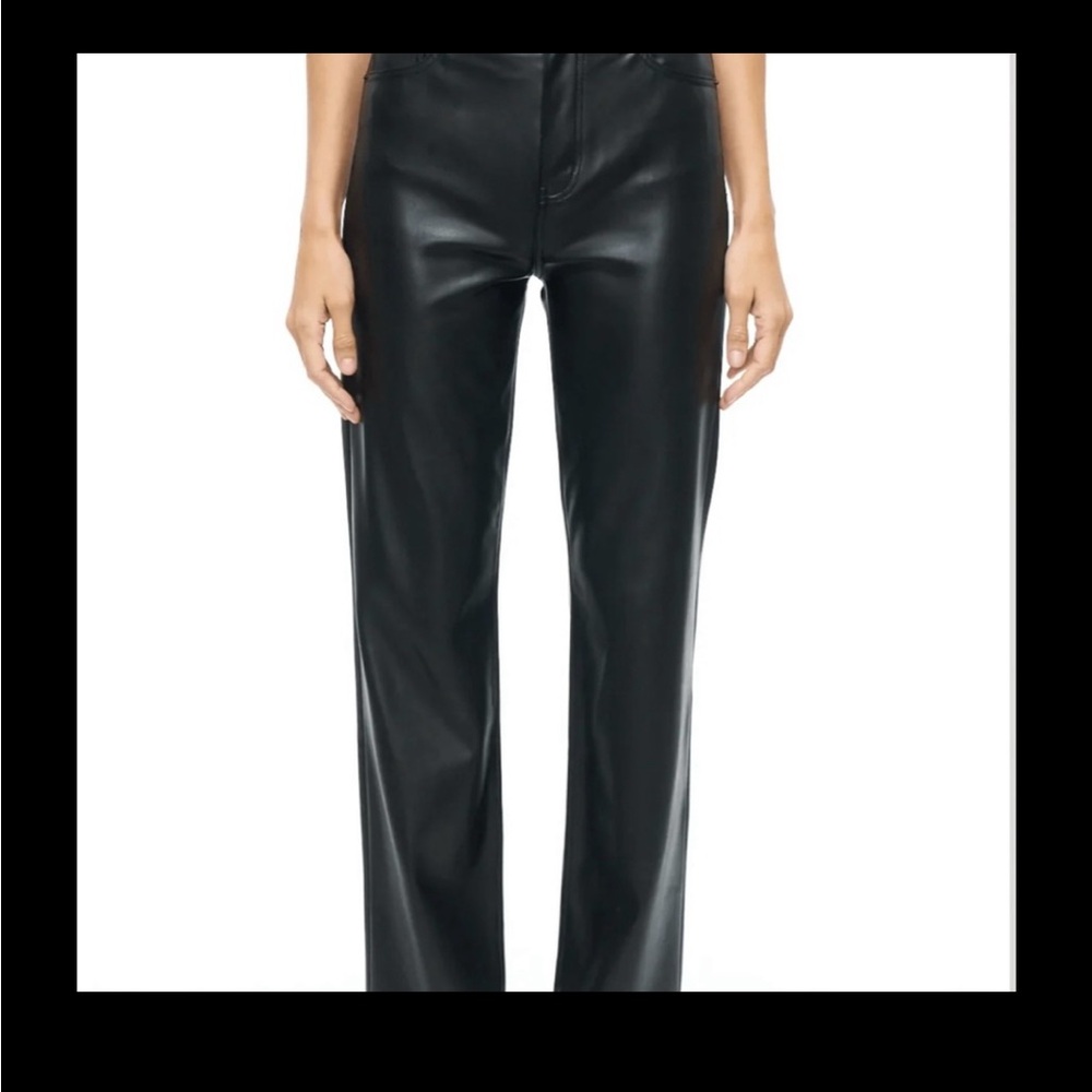 Pistola Black Straight Leg Pants